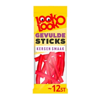 Look-O-Look | Gevulde Kersen Sticks | 15 x 115 gram