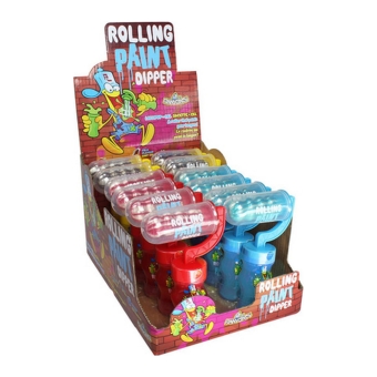 Funny Candy | Rolling Paint Dipper Pop | 12 stuks