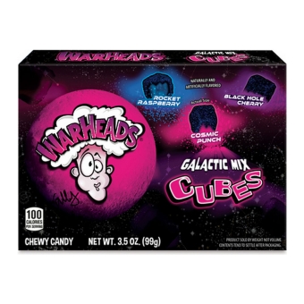 Warheads | Galactic Cubes Theatre Box | 12 x 99 gram