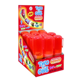 Two to One | Strawberry Lemon | 12 lollies