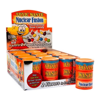 Toxic Waste | Nuclear Fusion Candy Drum | 12 x 42 gram