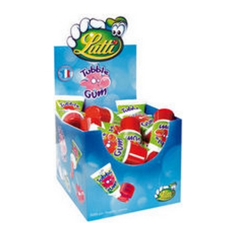 Lutti | Tubble Gum Cherry Tube | Doos 36 stuks