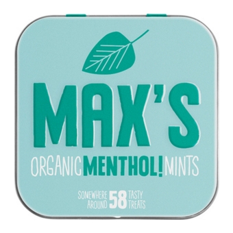 Max's Organic Mints | Menthol | 8 x 35 gram