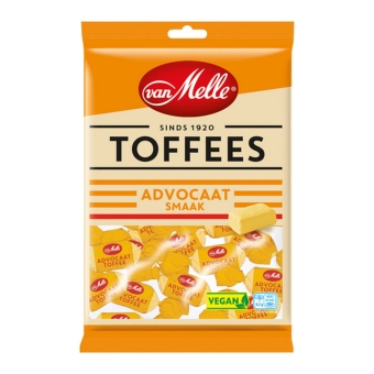 Van Melle | Toffees | Advocaat | Vegan | 12 x 225 gram