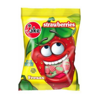 Jake | Jelly Mania | Sour Strawberries | 18 x 100 gram