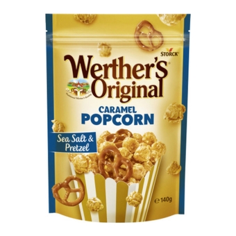 Werther&#39;s Original | Caramel Popcorn Sea Salt Pr. | 12 x 140 gram