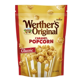 Werther&#39;s Original | Caramel Popcorn Classic | 12 x 140 gram