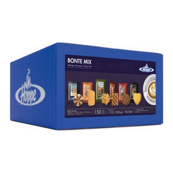 Hoppe Bonte Mix | Koffiekoekjes | Doos 150 stuks