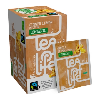 Tea of  Life | Ginger Lemon | Organic | 25 x 1.5 gram