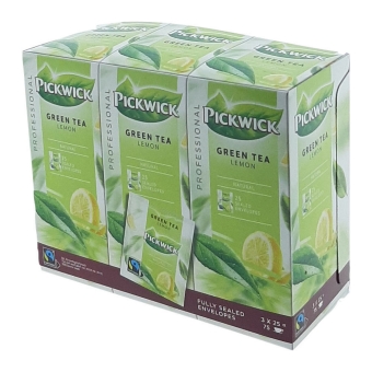 Pickwick | Professional | Groene thee Original Lemon | 75 x 2 gram