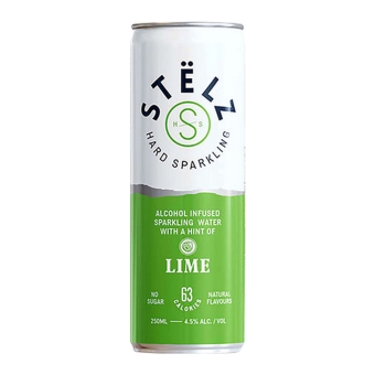 Stelz | Hard Seltzer Lime Blik | 12 x 25 cl