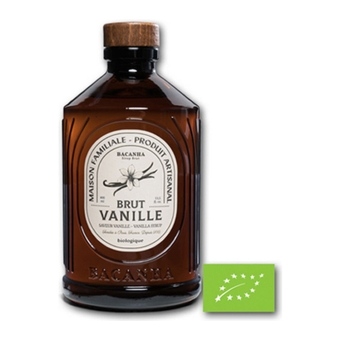 Bacanha | Sirop Brut Vanilla Bio | 6 x 400 ml