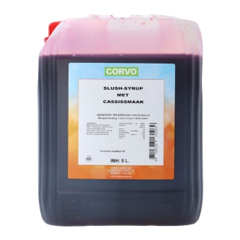 Corvo | Slush Siroop | Cassis | 5 liter