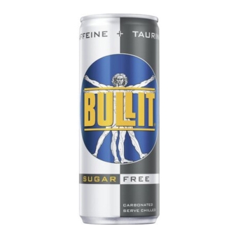 Bullit | Energy Drink Suikervrij | Blik | 24 x 25 cl