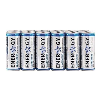 Slammers Light Energydrink | Blik 24 x 250 ml