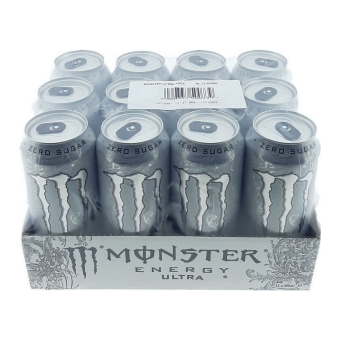 Monster | Ultra White Zero | Blik | 12 x 0.5 liter