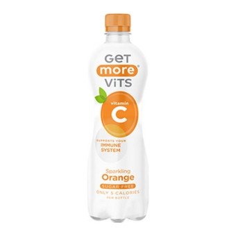 Get More Vits | Sparkling Orange | Pet | 12 x 0.5 liter