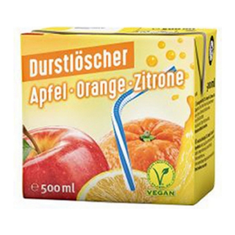 Durstloscher | Apfel Orange Zitrone | 12 x 0.5 liter