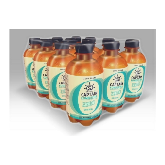 The Gutsy Captain | Kombucha Zero Original | Bio | 12 x 400 ml