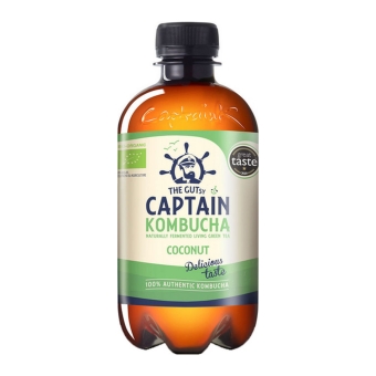 The Gutsy Captain | Kombucha Coconut | Bio | 12 x 400 ml