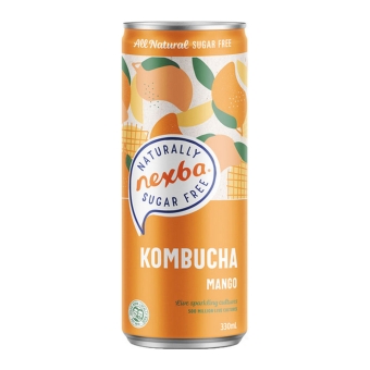 Nexba | Kombucha Mango | Blik | 12 x 33 cl