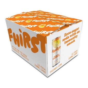 Fhirst | Ginger Mandarin | 12 x 330 ml