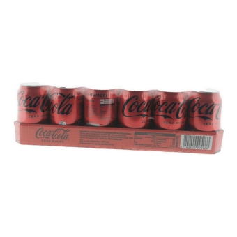 Coca cola zero (DK) | Blik 24 x 33 cl