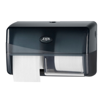 Euro Products | Toiletpapierdispenser | Coreless Duo | Zwart