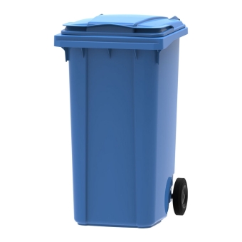 Mini rolcontainer | Blauw | 240 liter