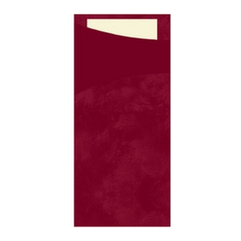 Duni | Sacchetto Bordeaux met Champagne Servet | 5 x 100 stuks