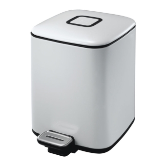 EKO Regent 6L Step Bin Wit