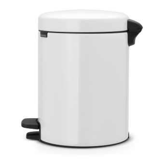 Brabantia Pedaalemmer 5 liter NewIcon wit