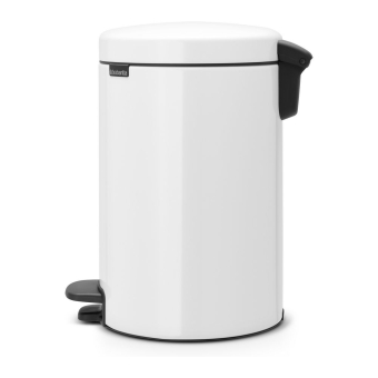 Brabantia Pedaalemmer 12 liter NewIcon wit