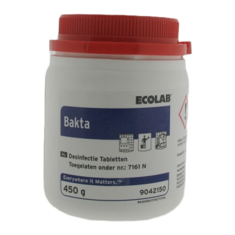 Ecolab | Bakta | Desinfectietabletten | 250 stuks