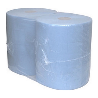 Euro Products | Industriepapier | Verlijmd 3- laags | Blauw | 2 x 190 meter