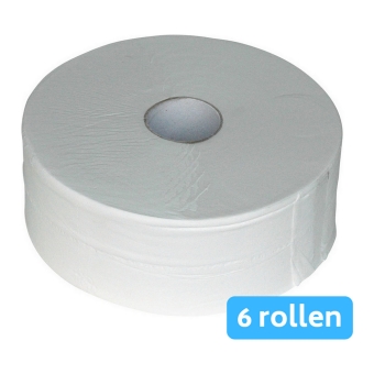 Euro Products | Toiletpapier 2-laags cellulose | Maxi jumbo | 6 x 380 meter