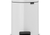 Brabantia Pedaalemmer 5 liter NewIcon wit