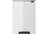 Brabantia Pedaalemmer 12 liter NewIcon wit