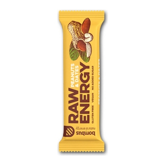 Bombus | Raw Energy Bar Peanuts & Dates | 20 x 50 gram