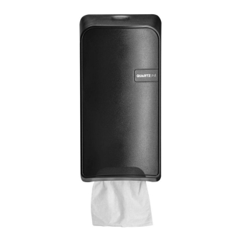 Euro Products | Quartz | Toiletrolhouder | Bulkpack | Zwart