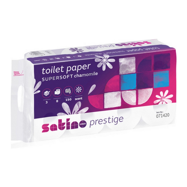 Satino Prestige |  Toiletpapier | 3-laags | 8 x 150 vel