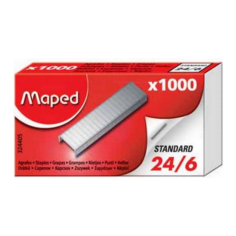 Maped | Nietjes 24/6 | 10 x 1000 stuks