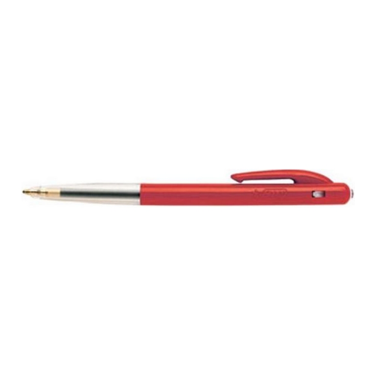 Bic | Balpen M10 Clic | Rood  | 50 stuks