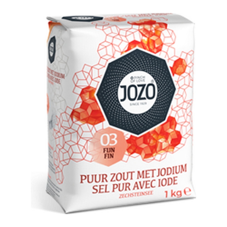 Jozo | Keukenzout | Jodium | 12 x 1kg