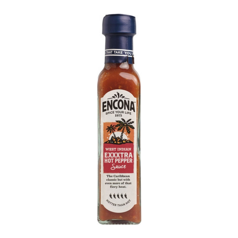 Encona | West Indian Extra Hot Peppersauce | 6 x 142 ml