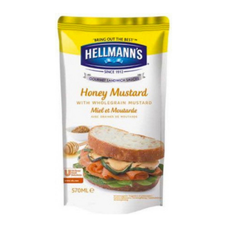 Hellman&#39;s | Sandwichsaus Honing Mosterd | 5 x 570 ml