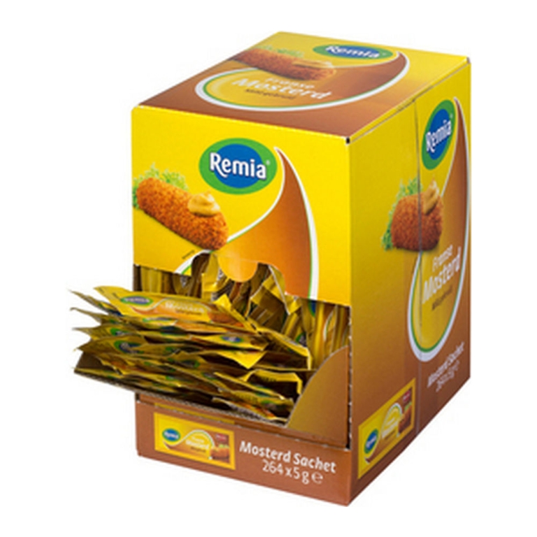 Remia | Mosterd | Sachets | 264 x 5 gram