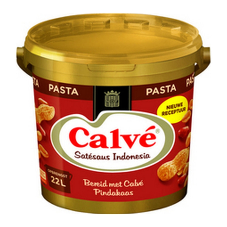 Calvé | Satésaus Indonesia pasta | Emmer 10 kg