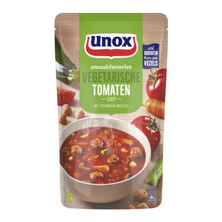 Unox | Soep | Vegetarische Tomatensoep | 5 x 570 ml