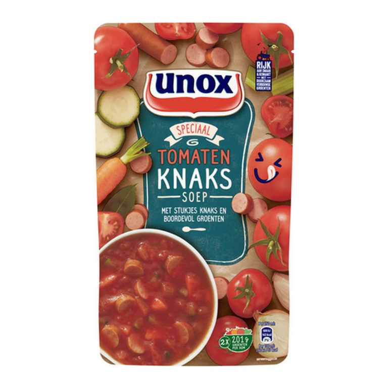 Unox | Soep | Tomaten Knaks | 5 x 570 ml